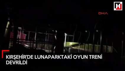 Lunaparkta eğlence treni devrildi: 1 ölü, 3 yaralı