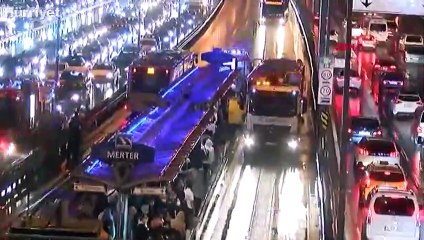 Merter'de Metrobüs kazası