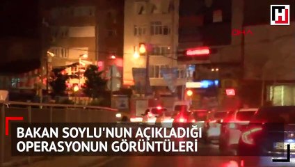 Bakan Soylu'nun açıkladığı operasyonun görüntüleri