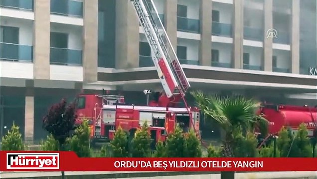 Ordu'da beş yıldızlı otelde yangın