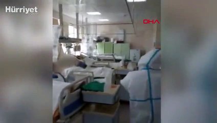 Rusya'da doktor yoğun bakım ünitesini görüntüledi