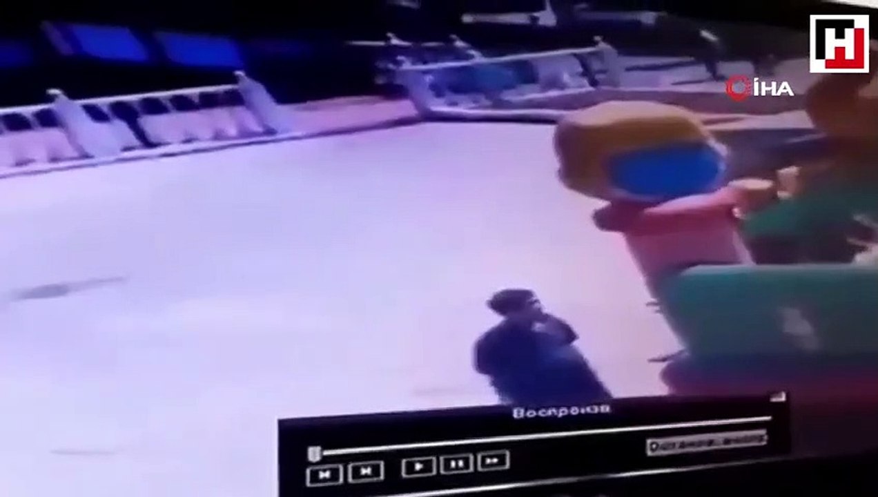 Rusya’da şişme oyun parkı rüzgara kapıldı