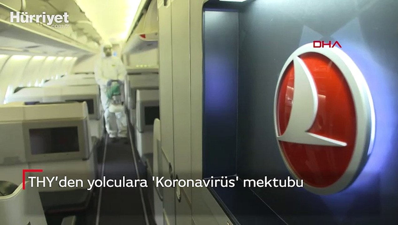 THY’den yolculara 'corona virüs' mektubu