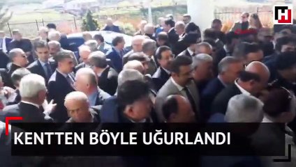 Kentten böyle uğurlandı