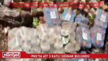 Terör örgütü PKK'ya ait 3 katlı sığınak bulundu