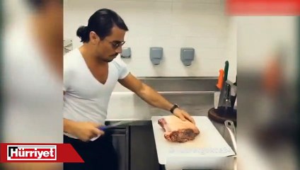 Klasik müzik eşliğinde Nusret şov