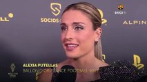 Las palabras de Alexia Putellas a Barça TV en la gala del Balón de Oro / FCB