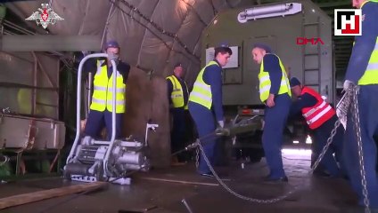 Rusya Savunma Bakanlığı, S400 sevkiyatının videosunu yayınladı