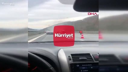 Son dakika... TEM Otoyolu'nda TIR'da yangın