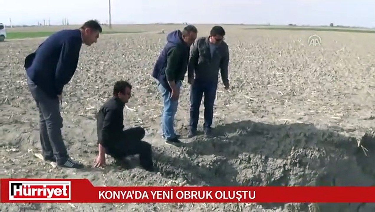40 metre çapında, 20 metre derinliğinde obruk oluştu