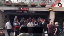 Londra'da Tower Hill metro istasyonunda patlama