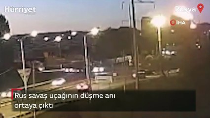 Rus savaş uçağının düşme anı ortaya çıktı