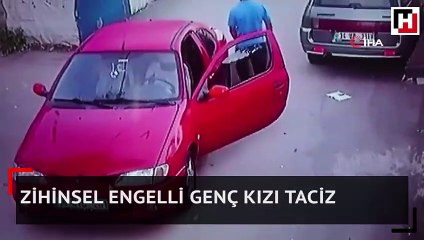Zihinsel engelli genç kızı taciz