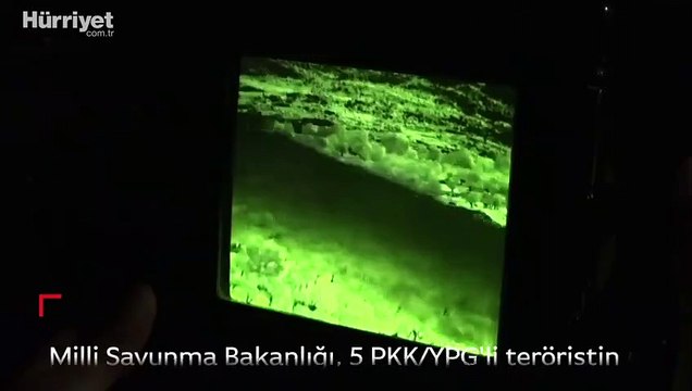 MSB'den son dakika açıklaması: 5 PKK/YPG'li terörist etkisiz hale getirildi