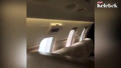 Nusret Gökçe özel uçağında spor yaptı!