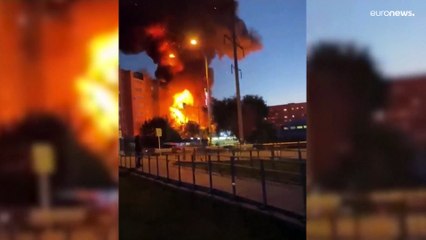 Un avion militaire russe s'écrase sur un immeuble à Ieïsk, proche de l'Ukraine, trois morts