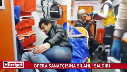 Parkta oturan opera sanatçısına silahlı saldırı