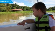 Panama Kanalı’nı yüzerek geçen seyyah