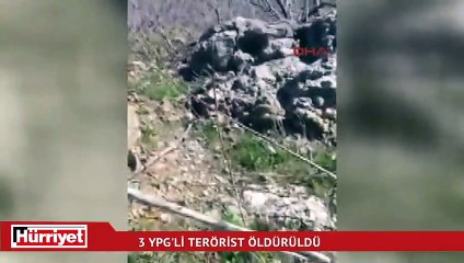 Suriye sınırında YPG'lilerle çatışma 3 terörist öldü