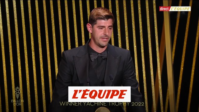 Thibaut Courtois honoré - Foot - Trophée Yachine
