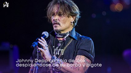 Sin barba ni bigote: Johnny Depp se deja ver con un aspecto bastante diferente