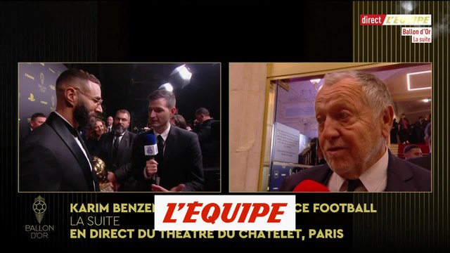 Aulas : « Beaucoup d'émotion et de bonheur » - Foot - Ballon d'Or