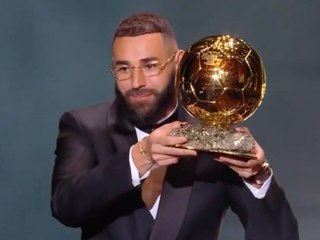 Karim Benzema sacré Ballon d'Or.