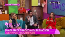 Ludwika Paleta y Osvaldo Benavides hablan de la tragedia en filmación de su película