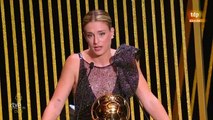 El dardo de Alexia Putellas a la Federación Española en la gala del Balón de Oro / TVE