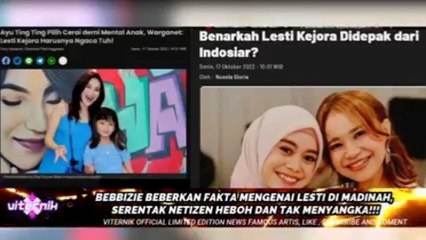 Bebizie beberkan fakta  ketika bertemu lesti saat umroh