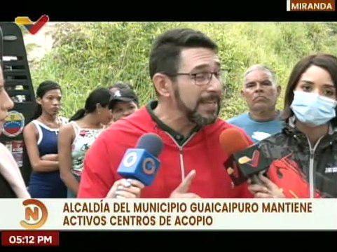 Alcaldía del mcpio. Guaicaipuro realiza entrega de donación a personas afectadas por las lluvias