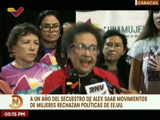 Unamujer rechaza política de los EE.UU. contra Alex Saab a un año de su secuestro
