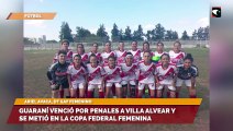 Guaraní venció por penales a Villa Alvear y se metió en la Copa Federal Femenina