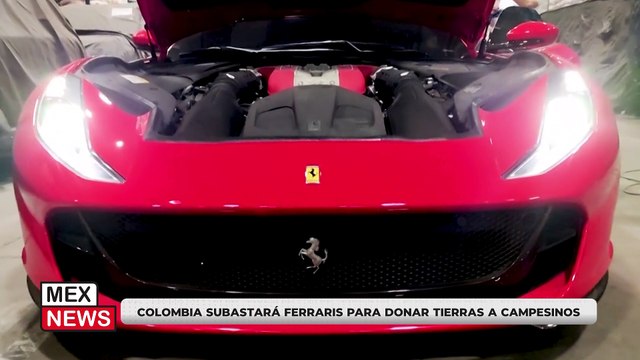 COLOMBIA SUBASTARÁ FERRARIS PARA DONAR TIERRAS A CAMPESINOS