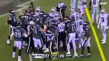 Cowboys vs. Eagles FIGHT before end of game