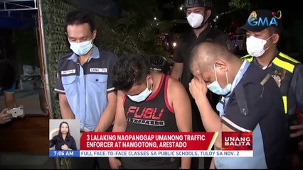 3 lalaking nagpanggap umanong traffic enforcer at nangotong, arestado | UB