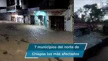 Hay más de 22 mil damnificados en Chiapas por “Karl”