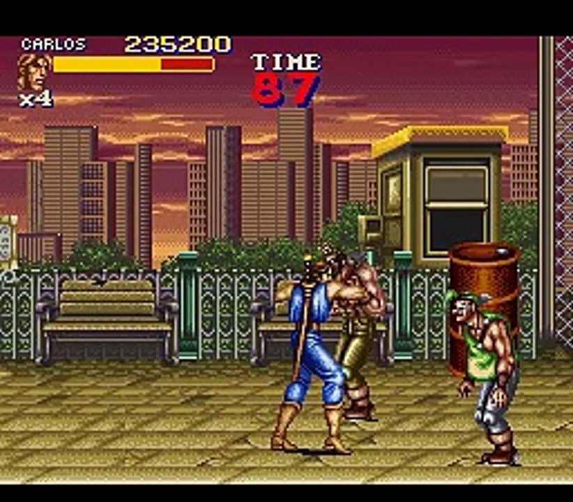 Final Fight 2 online multiplayer - snes