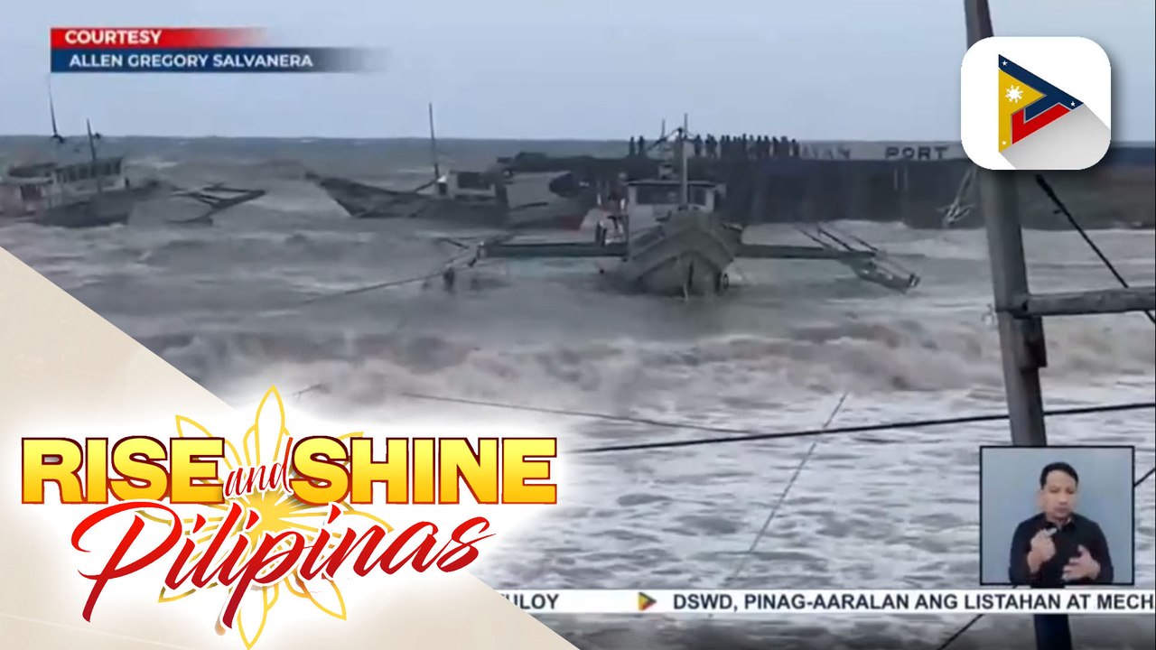 Bahagi ng Calayan Port, nasira dahil sa bagyong #NenengPH; Ilang bahagi ng Cagayan, binaha