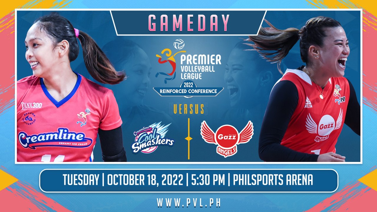 GAME 2 OCTOBER 18, 2022 | CREAMLINE COOL SMASHERS vs PETRO GAZZ ANGELS | 2022 PVL REINFORCED CONFERENCE