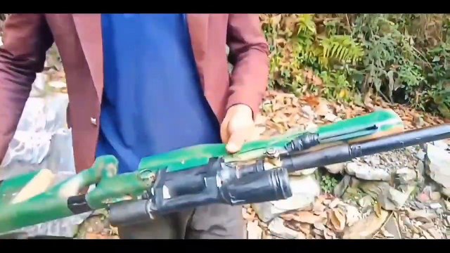 Home made air gun _Awm_ how to make a air powered sniper rifle #gun #pubg _Subash gc