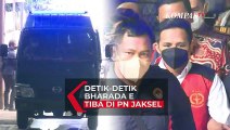 Detik-detik Bharada E Tiba di Pengadilan Negeri Jakarta Selatan, Didampingi LPSK