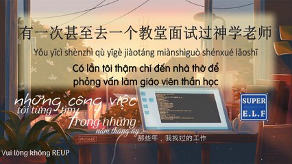 [413]Những công việc tôi từng tìm trong những năm tháng ấy