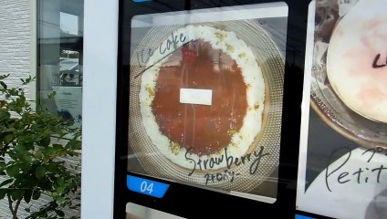 Birthday Cake & Quiche Vending Machine in Japan!