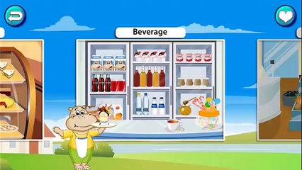 SHAPE PUZZLE-KIDS EDUCATIONAL WORD LEARNING GAME APP WITH HIPPO TEACHING US BEVERAGE AND SOME SWEETS.mp4