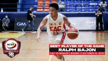 NCAA Season 98 | Best Player: Ralph Bajon (EAC vs Benilde) | Men's Basketball Tournament Round 2