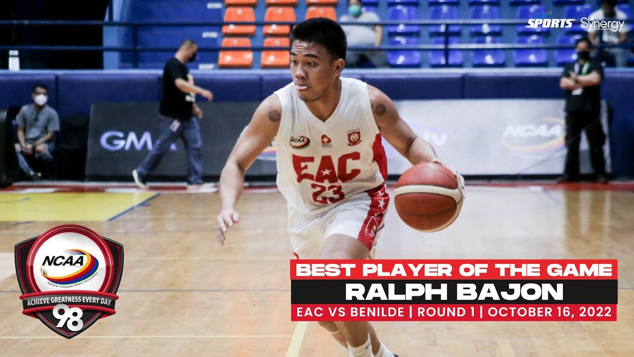 NCAA Season 98 | Best Player: Ralph Bajon (EAC vs Benilde) | Men's Basketball Tournament Round 2