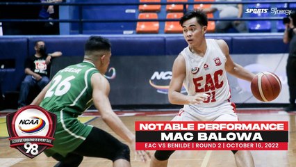 NCAA Season 98 | Notable Performance: Mac Balowa (EAC vs Benilde)