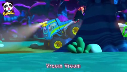Monster Cars' Forest Exploration | Baby Panda's Crystal Cave Adventure | Monster Truck | BabyBus