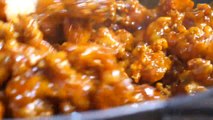 crispy fried chicken - korean street food
